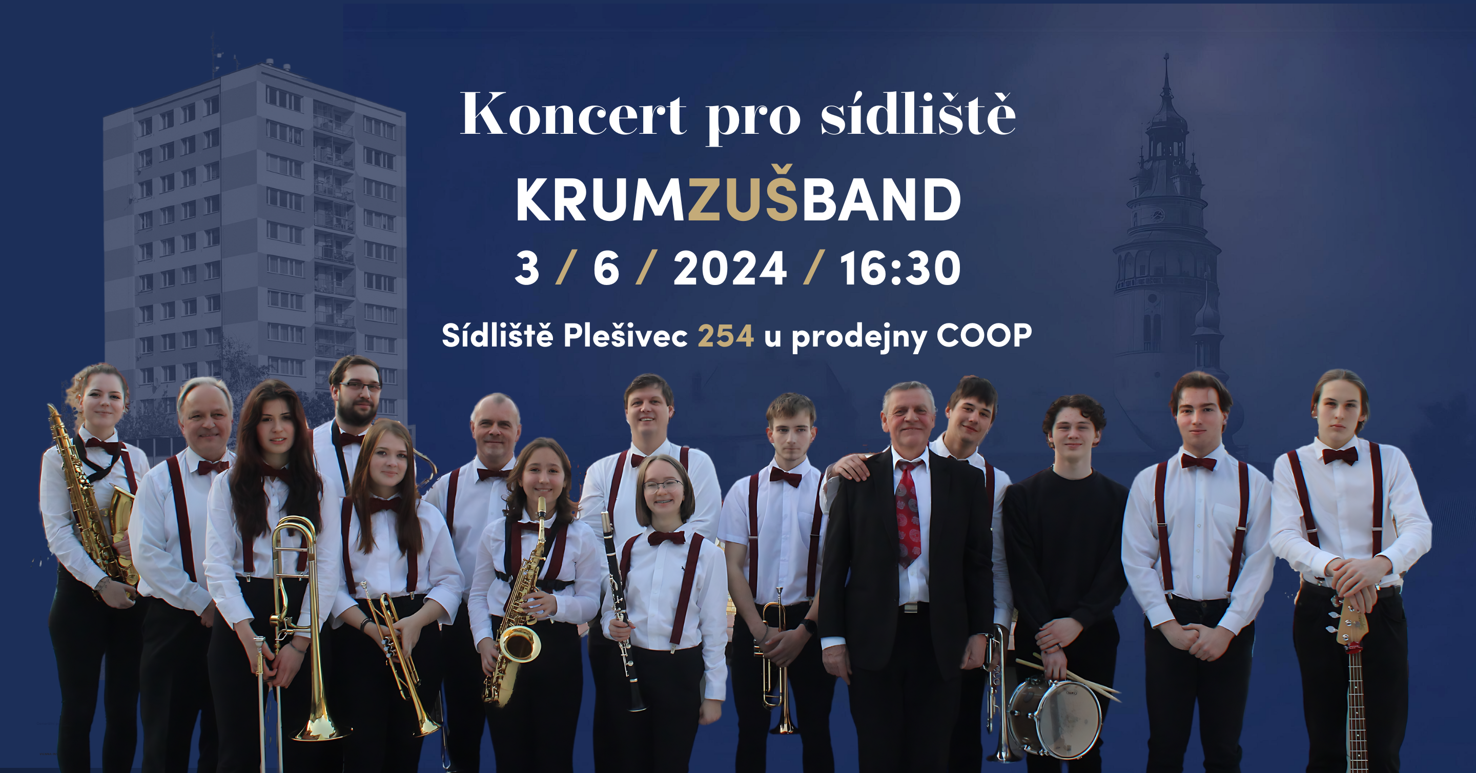 Koncert pro sídliště s KRUMZUŠ bandem