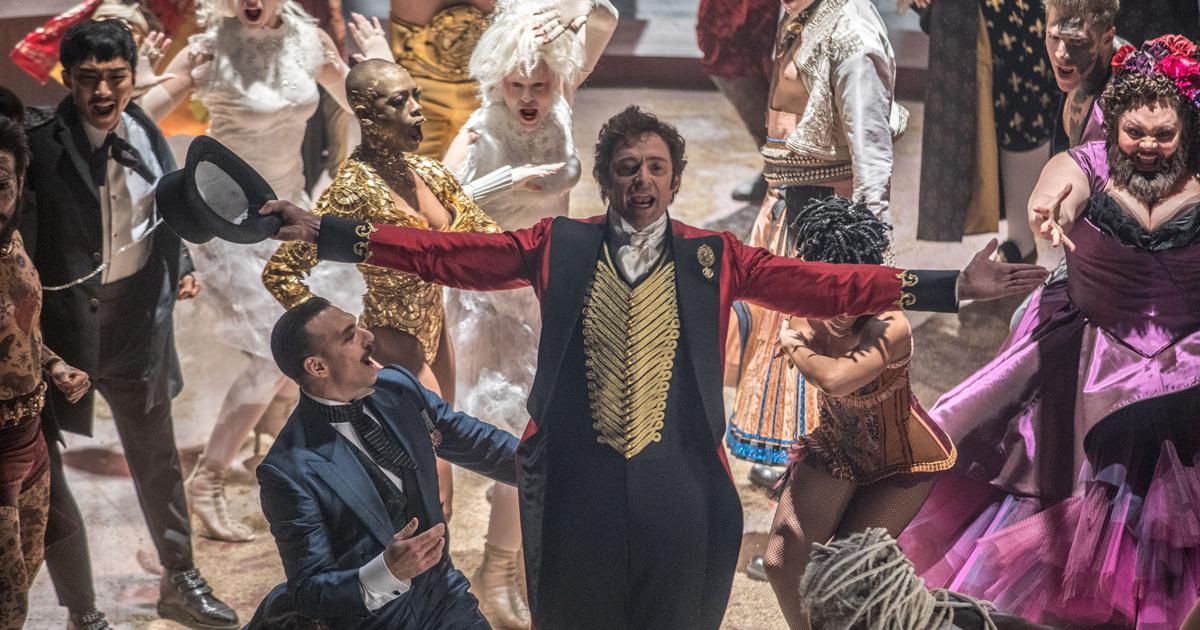Open air cinema: The Greatest Showman