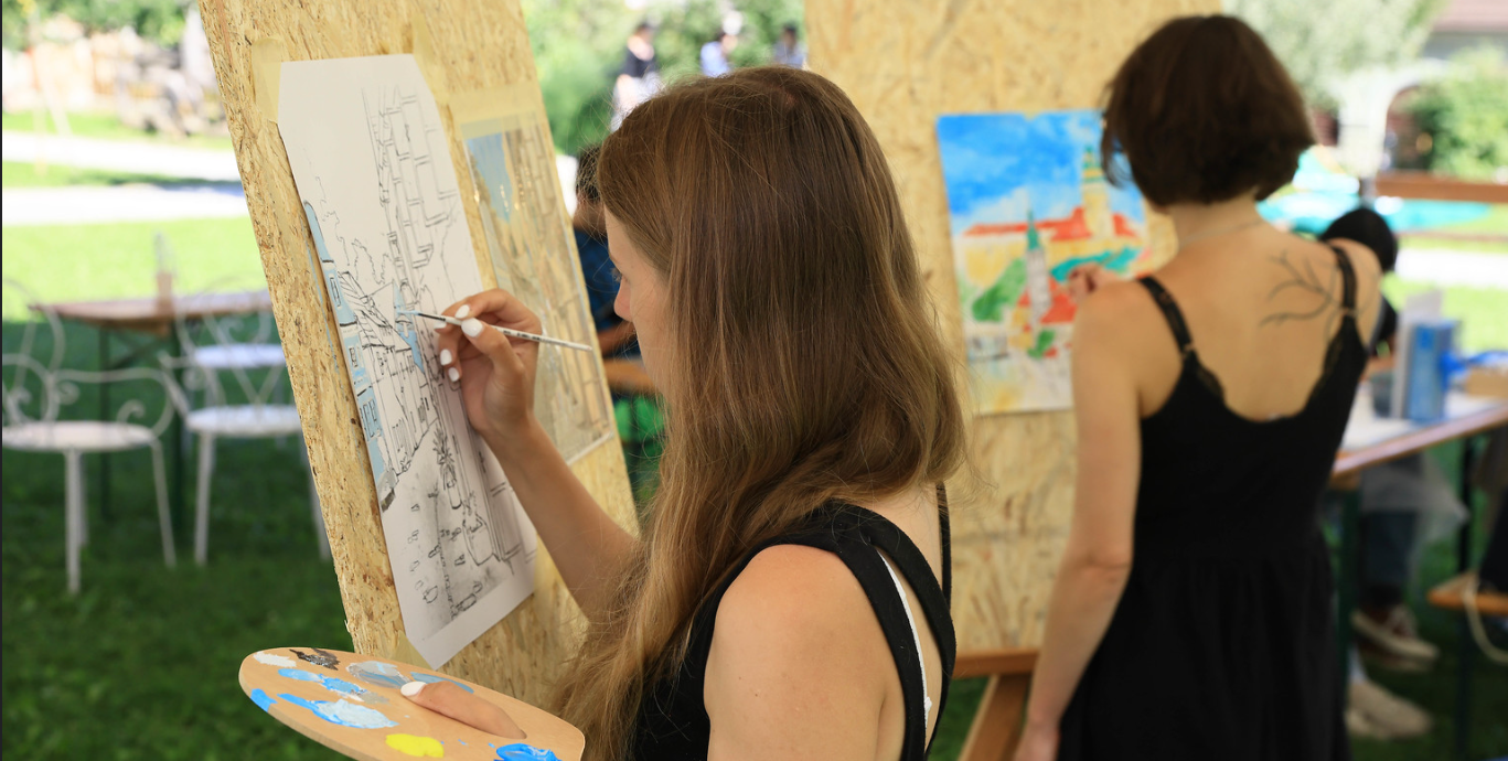 Krumlovský Montmartre – výtvarný workshop s malířem Jiřím Zábranským