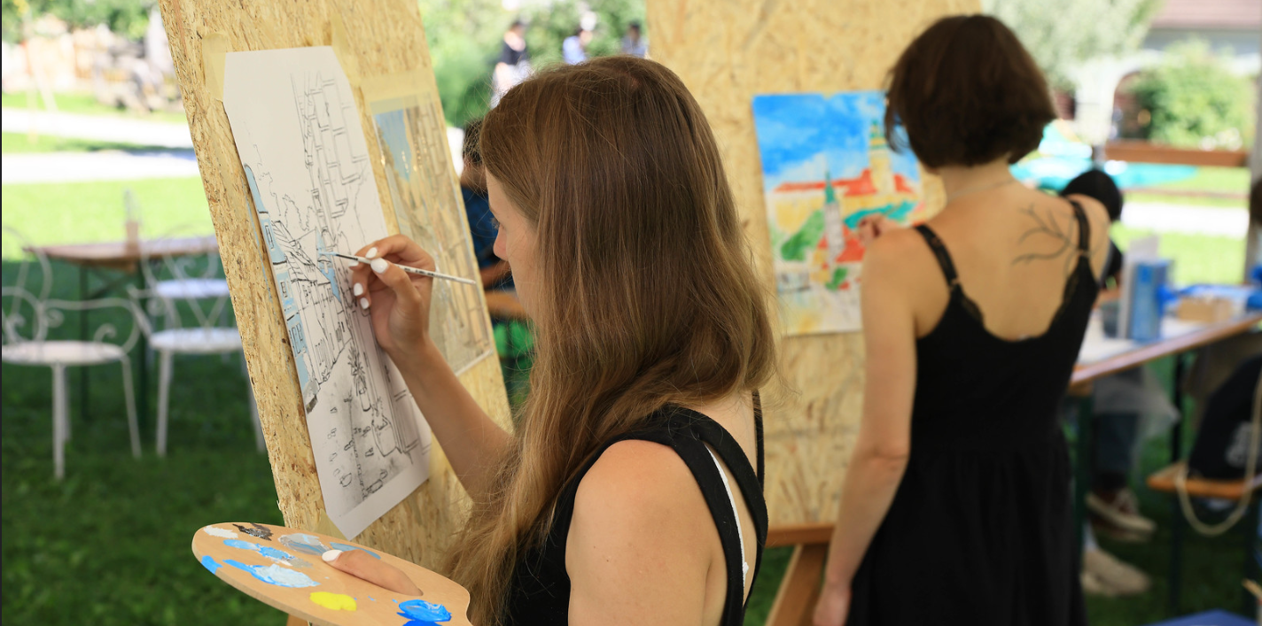 Krumlovský Montmartre – Výtvarný workshop s malířem Jiřím Zábranským