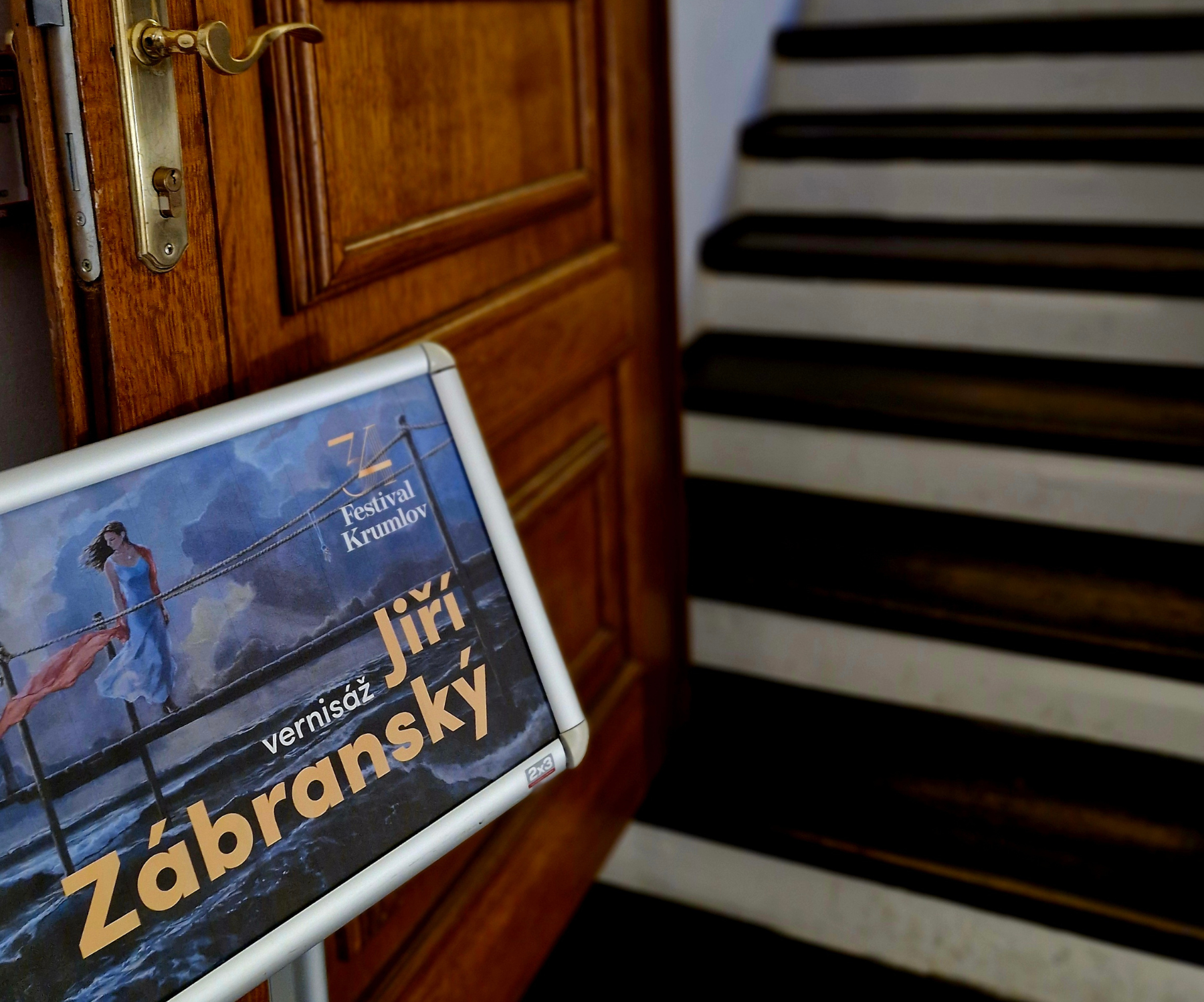 Vernisáž výstavy obrazů Jiřího Zábranského