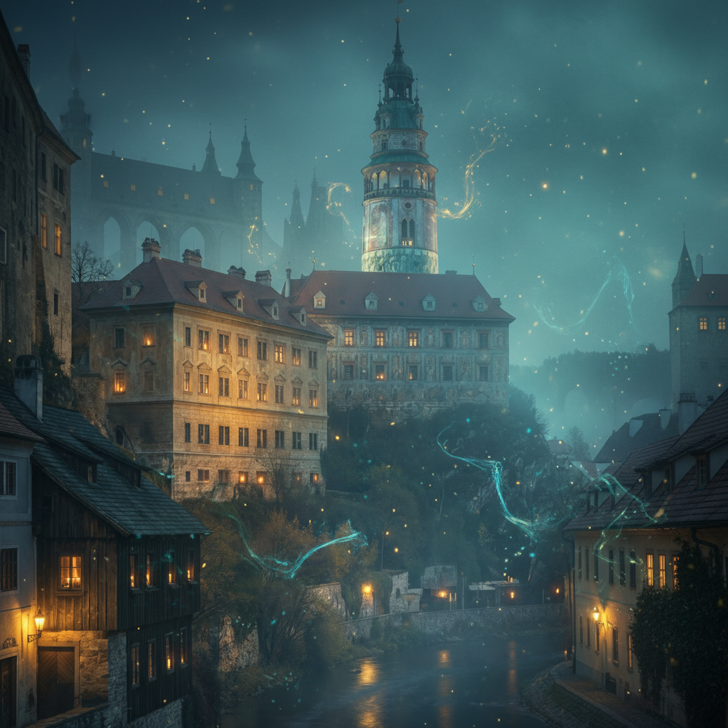 Firefly_Gemini Flash_Enhance the photo with an even more magical, wizarding-world atmosphere inspired by H 134579