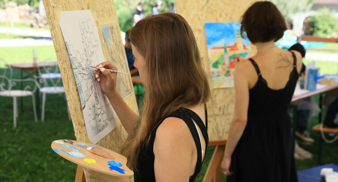 Krumlovský Montmartre – Výtvarný workshop s&nbsp;malířem Jiřím Zábranským