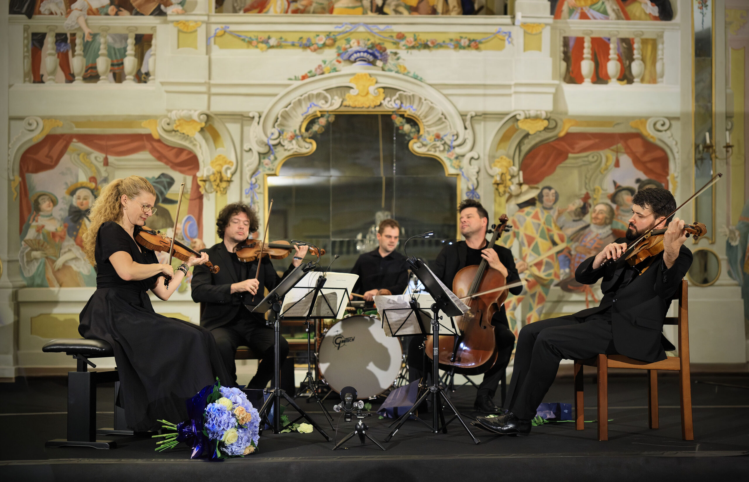 Pavel Haas Quartet rozezněl zámecký Maškarní sál